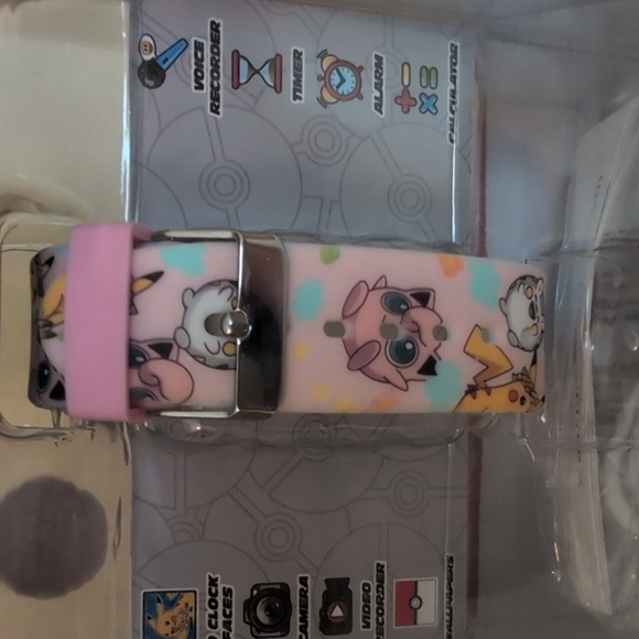 Pokemon Pink Smart Watch With Touch Screen And Camera, NEW - Picture 6 of 8